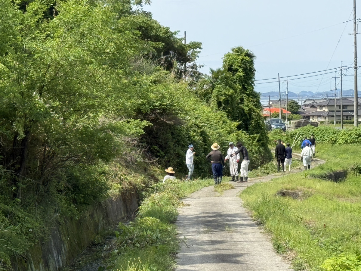岡山市東区久々井地区の清掃活動に参加しました