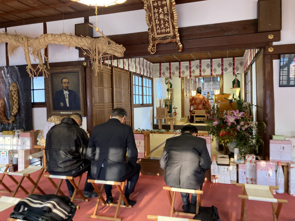 コンケングループ新年仕事始めご祈祷