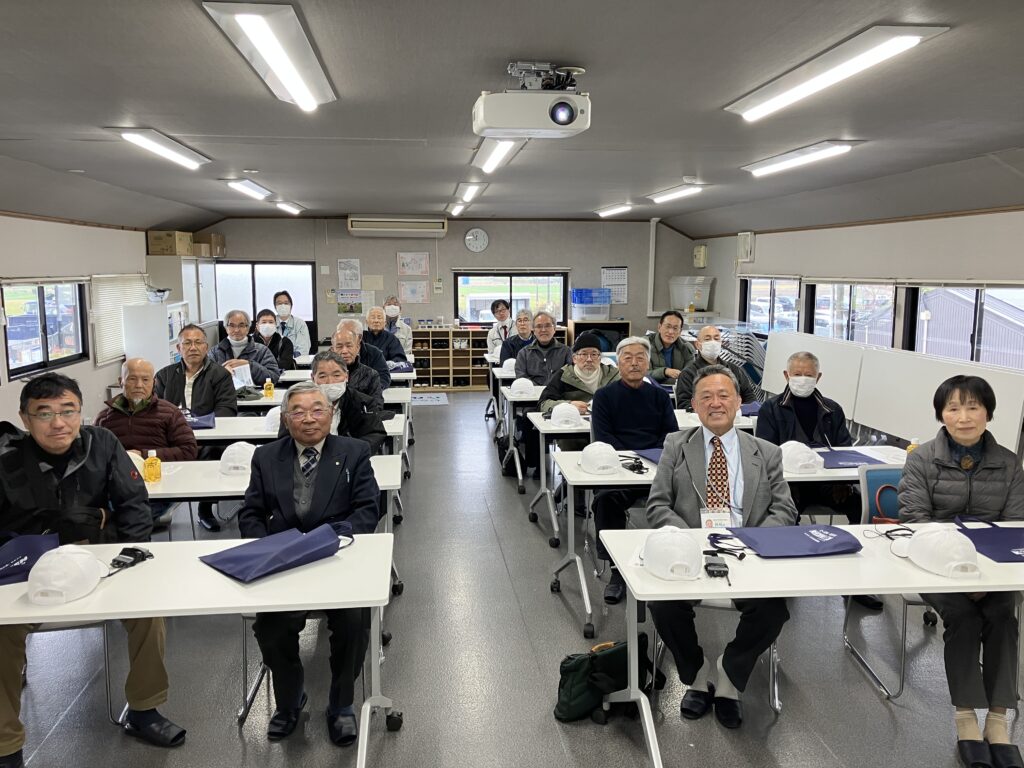 和気町環境衛生指導員の皆様　プラスチック資源循環センターへお越しいただきました